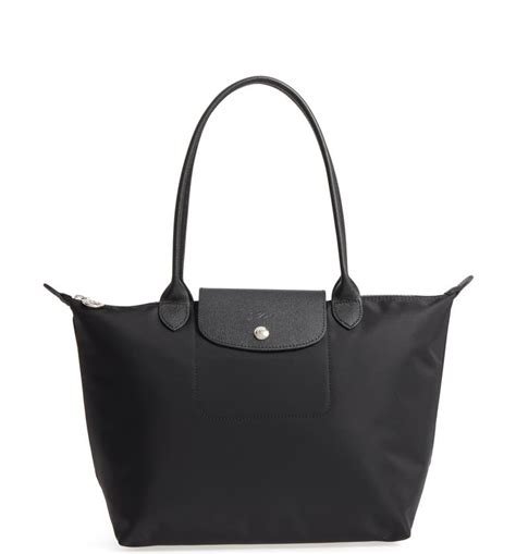 longchamp small tote bag black.